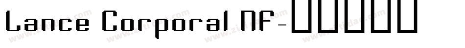 Lance Corporal NF字体转换